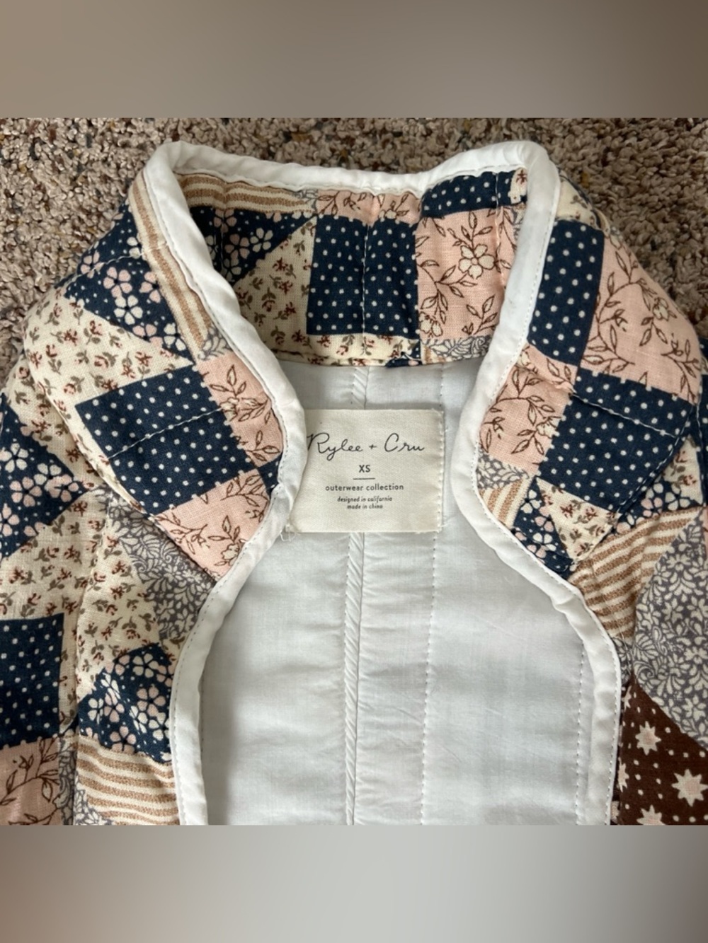 Rylee + Cru Woman’s Patchwork Jacket - Picture 2 of 3